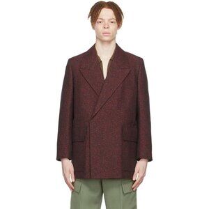 Jil Sander Exclusive Red Cotton Coat Size 52 US 42 L Mens Red NWT